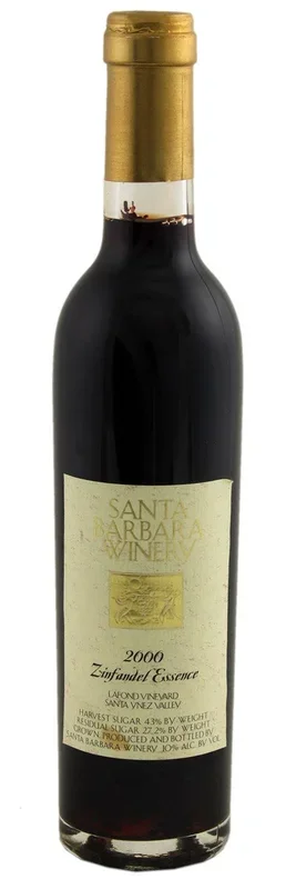 2000 | Santa Barbara Winery | Lafond Vineyard Zinfandel Essence (Half Bottle)
