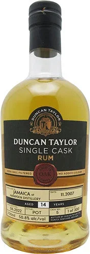 2007 Duncan Taylor Foursquare 14 Year Old Cask #24 Rum 700ml