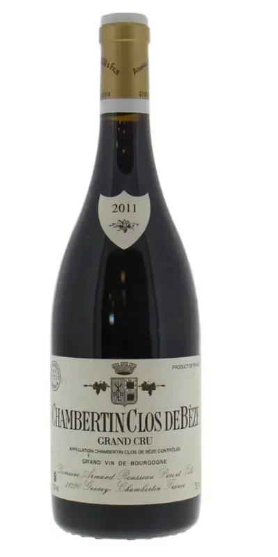 2011 | Armand Rousseau | Chambertin Clos de Beze slightly damaged label