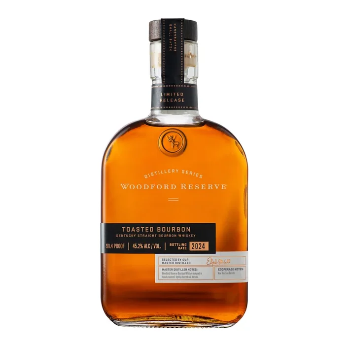 2024 Woodford Reserve Toasted Bourbon Kentucky Straight Bourbon Whiskey 375ml