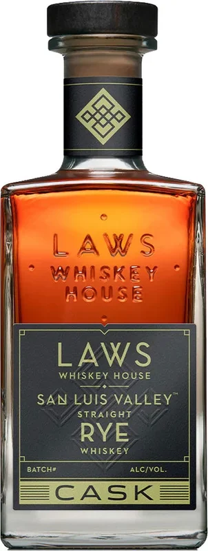 A.D. Laws San Luis Valley Cask Strength Rye Whiskey 750ml