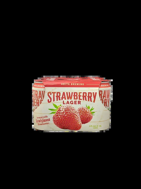 Abita Strawberry Lager 6 Pack Cans