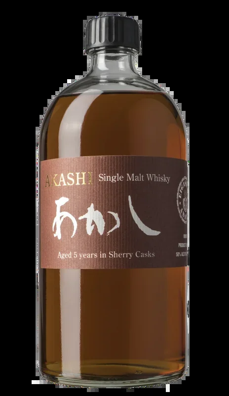Akashi White Oak Sherry Cask 5 Year Old Japanese Single Malt Whisky 750ml