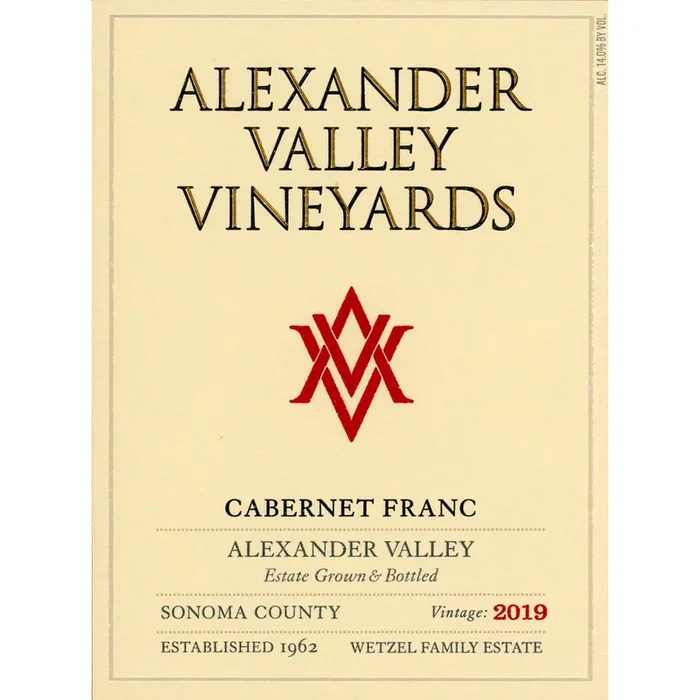 Alexander Valley Vineyards Estate Cabernet Franc 750ml