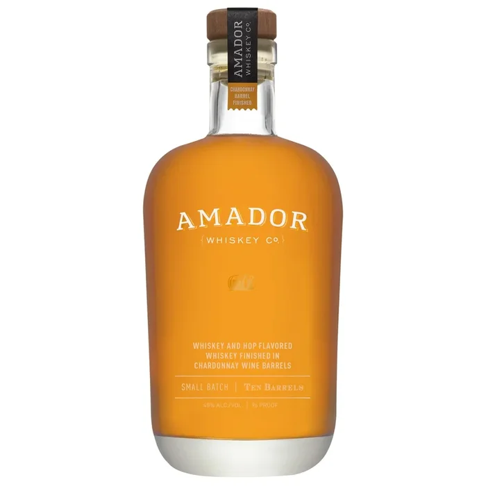 Amador Whiskey Co. Straight Hop Flavored Whiskey Ten Barrels California Small Batch