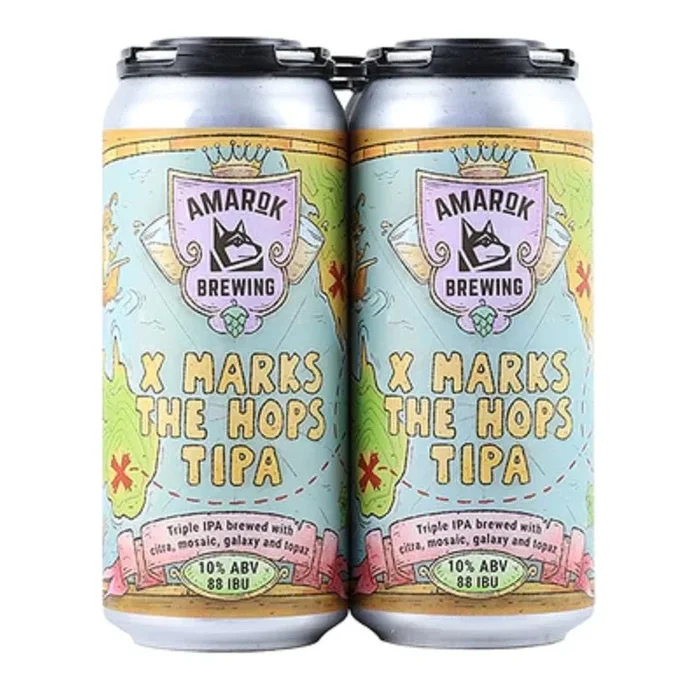 Amarok Brewing ‘X Marks The Hops’ TIPA Beer 4-Pack