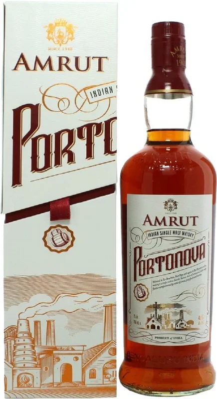 Amrut Single Malt Portonova Oak Barrels 96 Proof 750ml