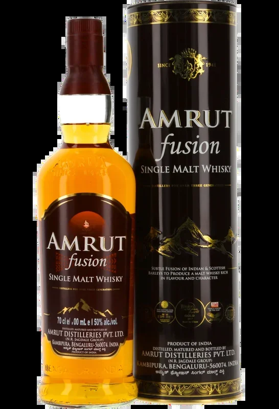 AMRUT WHISKY SINGLE MALT FUSION INDIA 100PF 750ML