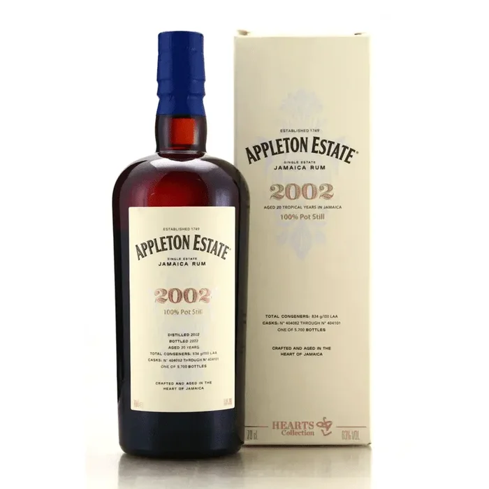Appleton Estate ‘Hearts Collection 20 Year 2002’ Jamaican Pot Still Rum