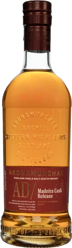 Ardnamurchan AD Madeira Cask Release Highland Single Malt Whisky 700ml