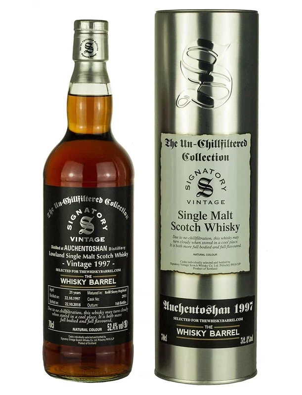 Auchentoshan 21 Year Old 1997 Signatory Exclusive