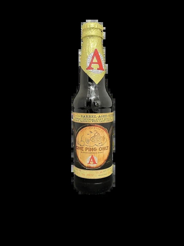 Avery Gold Foil One Ping Only 12 oz Bottle