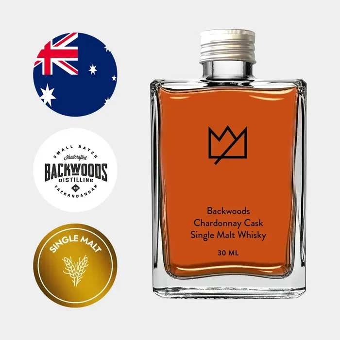 Backwoods Chardonnay Cask Single Malt Whisky 30ml