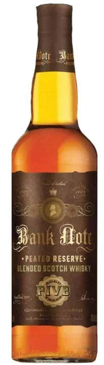 Bank Note Peated Reserve Whisky 5 Year Old 700ml