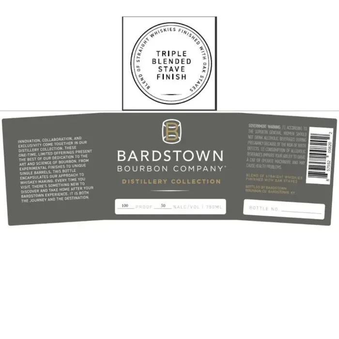Bardstown Collection Triple Blended Stave Finish Whiskey 750ml