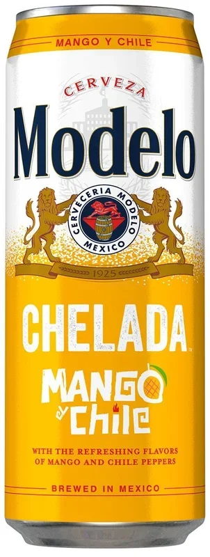 Beer 24oz Can Modelo Chelada Mango y Chile