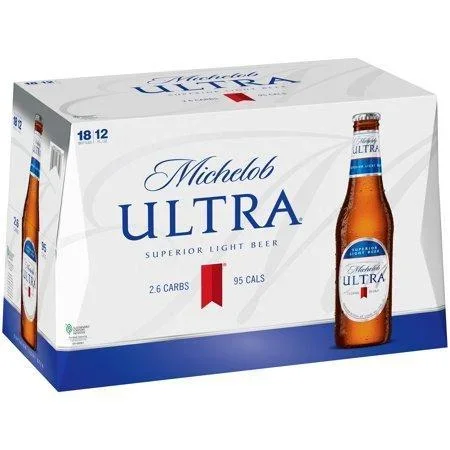Beer DOM Michelob Ultra 18pk Bottles 00346