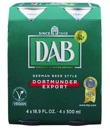 Beer IM DAB 4pk German Beer Dortmunder Export