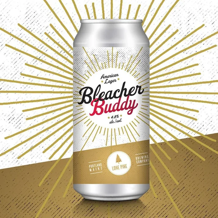 Beer Lone Pine 4pk Bleacher Buddy American Lager