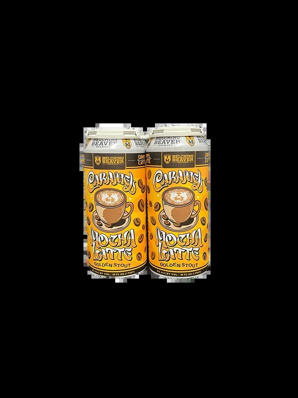 Belching Beaver Caramel Mocha Latte Stout 4 Pack Cans