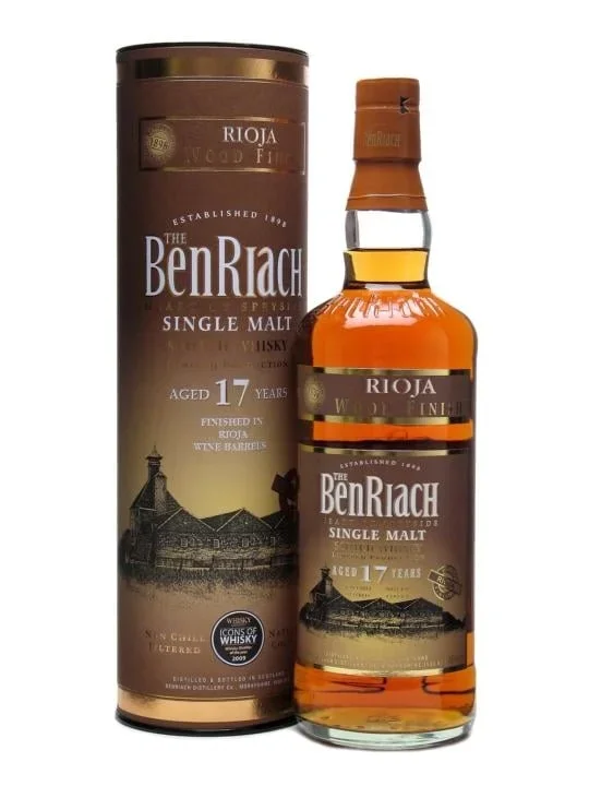 Benriach 17 Year Old Rioja Wood Finish Single Malt Scotch Whisky | 700ML