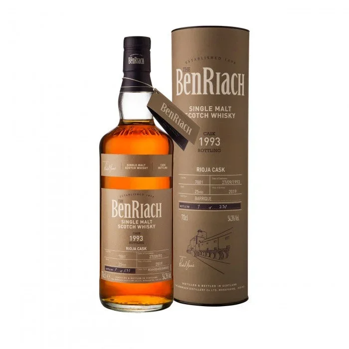 BenRiach 1993 25 Years Old Batch 16 Single Cask #7881 Single Malt Scotch Whisky