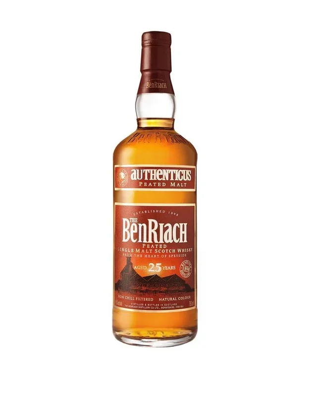 Benriach 25 Year Old Authenticus Peated Malt Single Malt Scotch Whisky