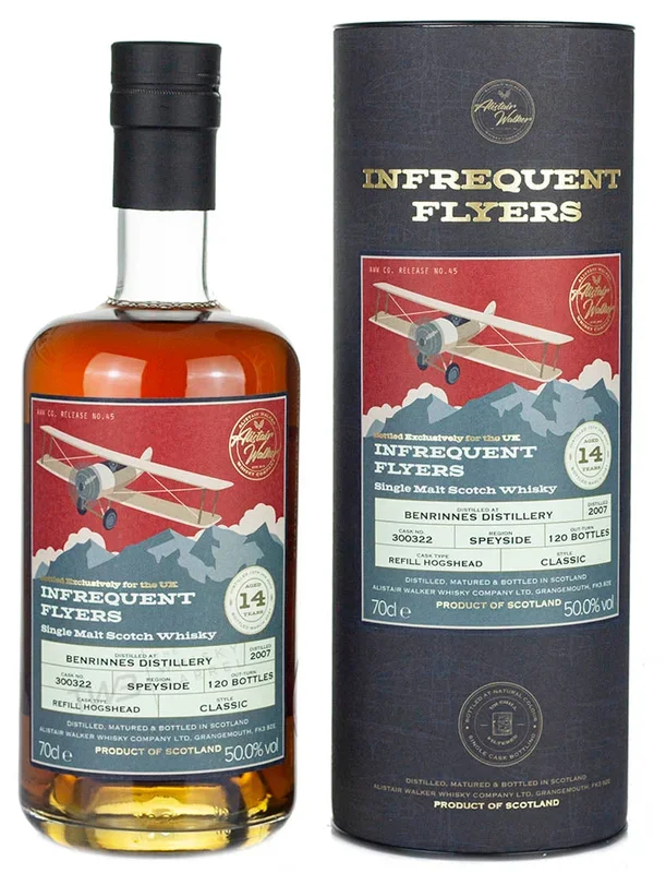 Benrinnes 14 Year Old 2007 Infrequent Flyers UK Exclusive