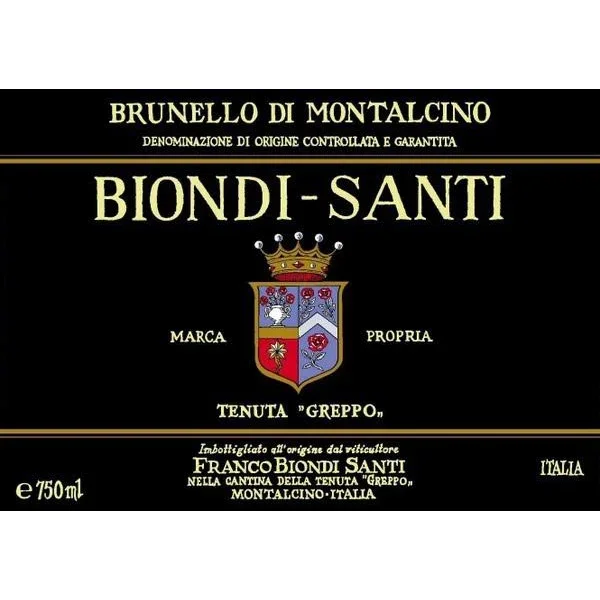 Biondi Santi Brunello Di Montalcino Sangiovese 750ml