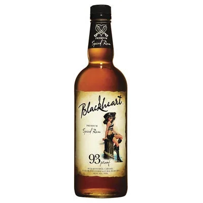 Blackheart Spiced Rum 93 1L