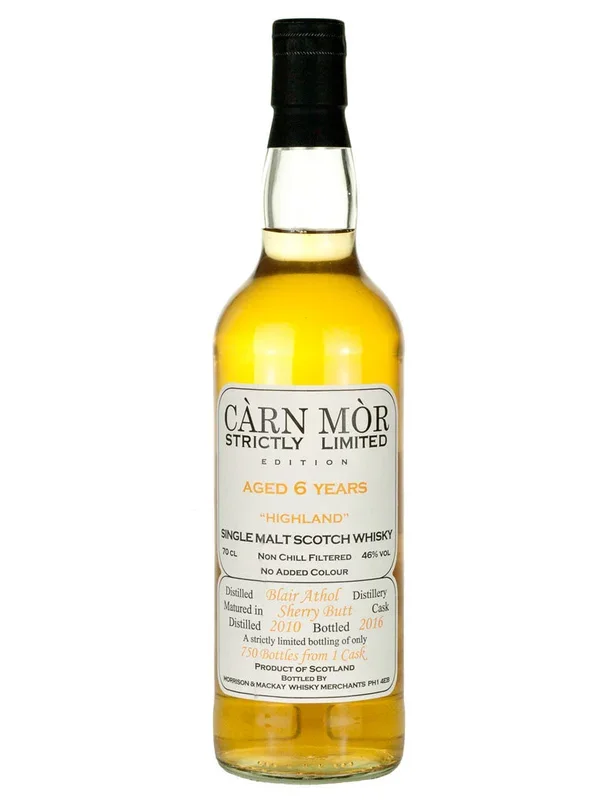 Blair Athol 6 Year Old 2010 Carn Mor Strictly Limited