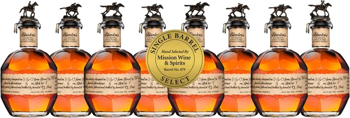 Blanton’s “Mission Exclusive” Single Barrel 8 Letter Set 8 x 750ml