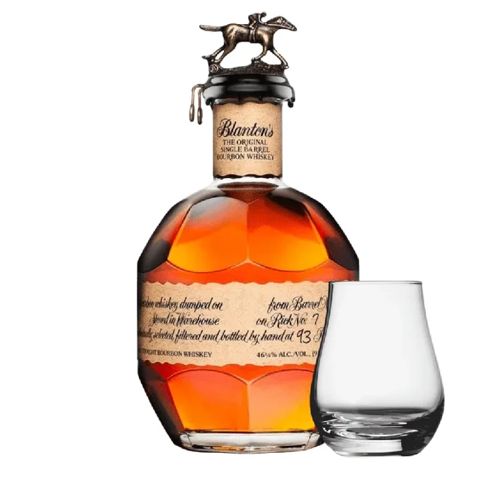 Blanton’s Original Single Barrel Bourbon 750ml with Spey Dram Glass