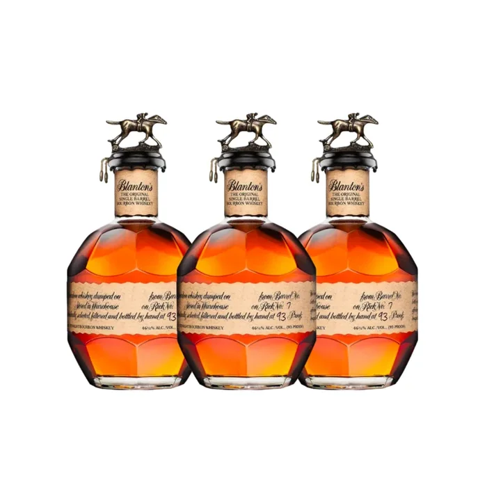 Blanton’s Single Barrel Bourbon 3 pack 750 ml
