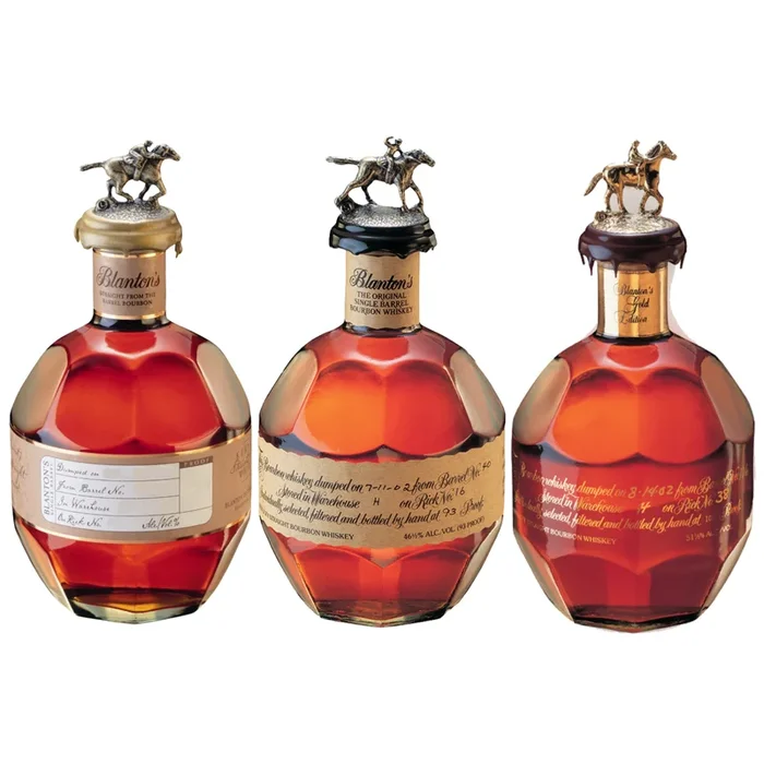 Blanton’s Straight from the Barrel Bourbon & Original Single Barrel Bourbon & Gold Single Barrel Bundle