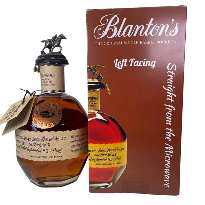 Blanton’s The Original Single Barrel Left Facing Store Pick Kentucky Straight Bourbon Whiskey 750ml