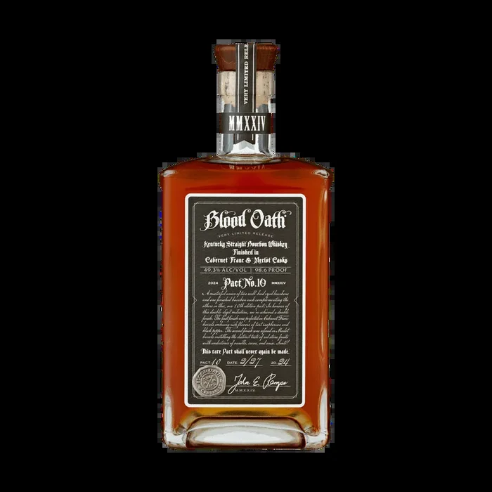 Blood Oath Pact No. 10 Cabernet Franc & Merlot Cask Finish Kentucky Straight Bourbon Whiskey