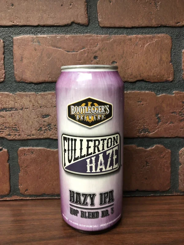 Bootleggers Fullerton Haze Hop Blend 5 16oz can