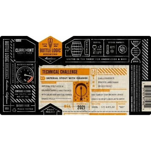 Bottle Logic Technical Challenge 2021 500ml