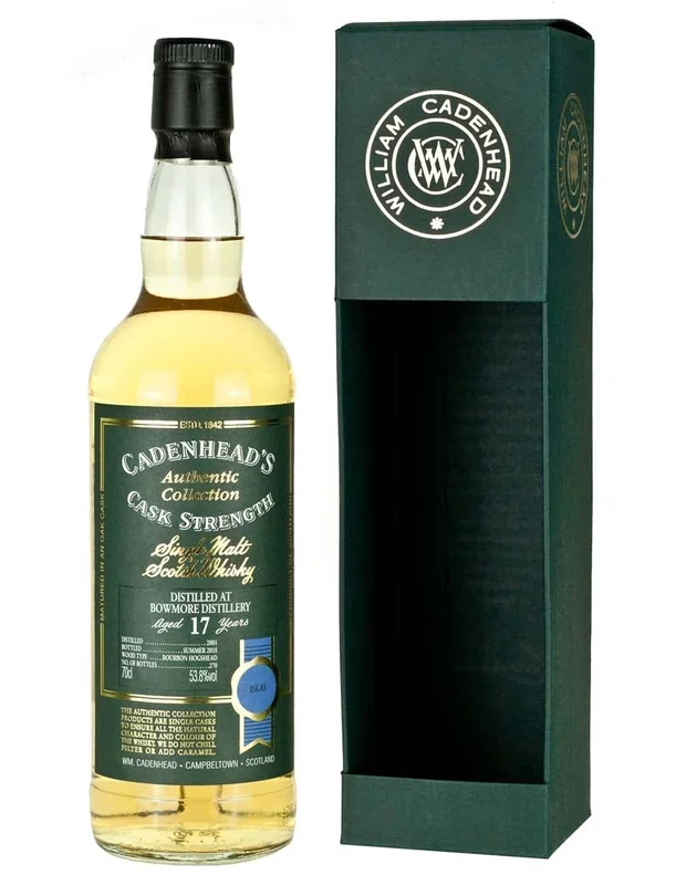 Bowmore 17 Year Old 2001 Cadenhead’s Authentic Collection