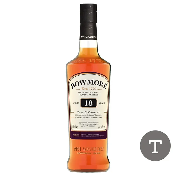 Bowmore 18 Year Old Single Malt Whisky 750ml