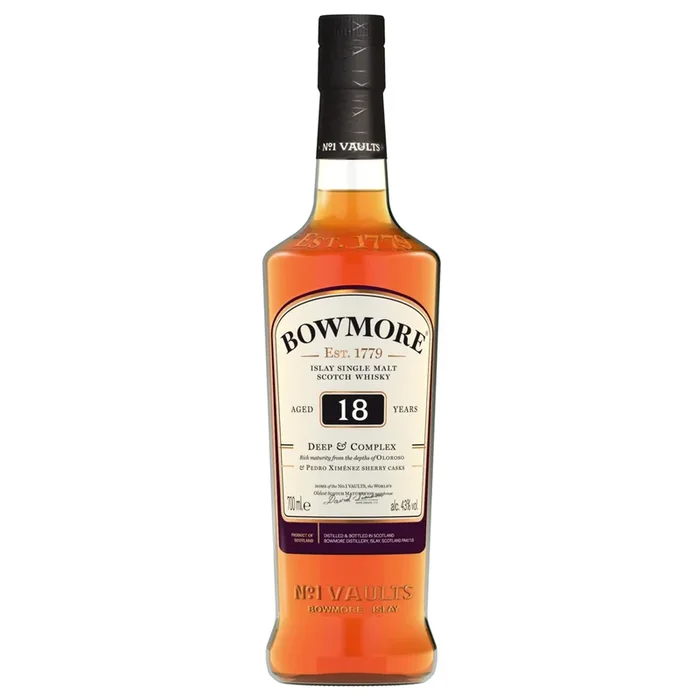 Bowmore Single Malt Scotch 18 Year Old Whiskey