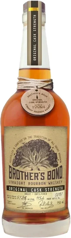 Brother’s Bond Cask Strength Straight Bourbon Whiskey 750ml