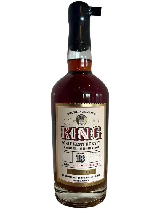 Brown Formans King of Kentucky Single Barrel Bottle No. 3 of 28 18 Year Old Kentucky Straight Bourbon Whiskey 750ml