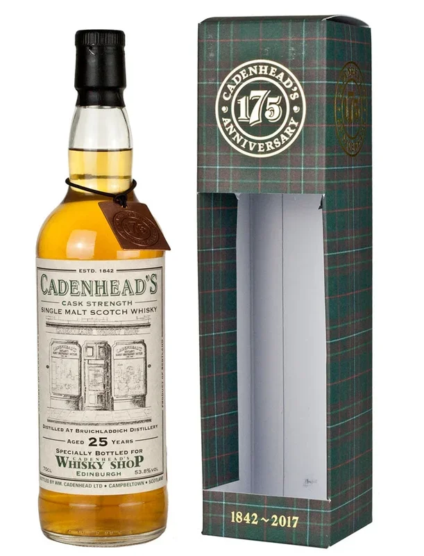 Bruichladdich 25 Year Old 1992 Cadenhead’s Edinburgh 175th Anniversary