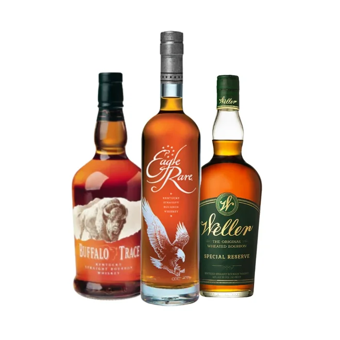 Buffalo Trace & Weller Special Reserve & Eagle Rare Bundle