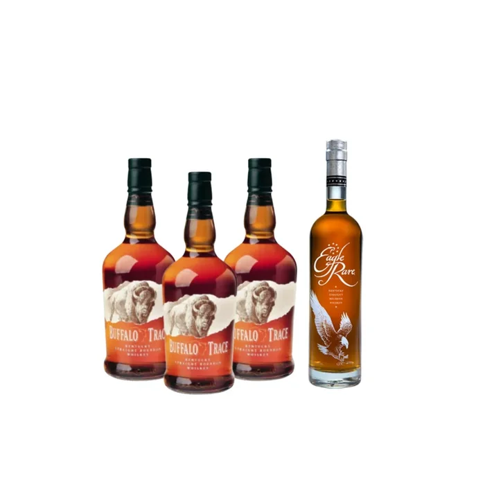Buffalo Trace 3 Pack and Eagle Rare Bundle