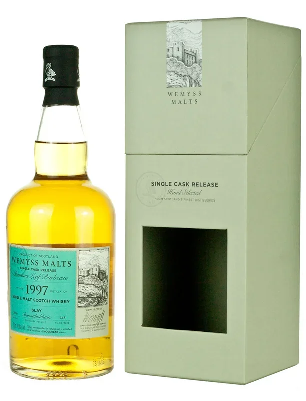 Bunnahabhain 19 Year Old 1997 Banana Leaf Barbecue Wemyss