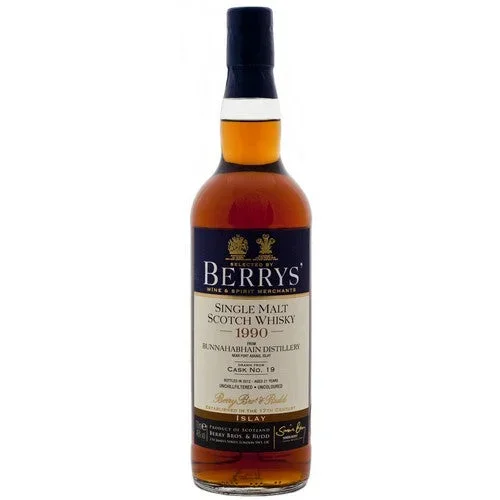 Bunnahabhain 21 Year Old 1990 Berry’s Own
