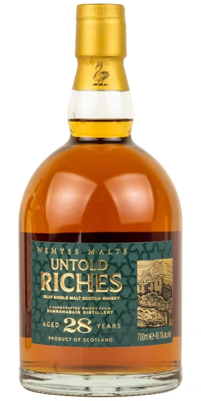 Bunnahabhain 28 Year Old (Untold Riches) Wemyss Malts Islay Single Malt Scotch Whisky | 700ML